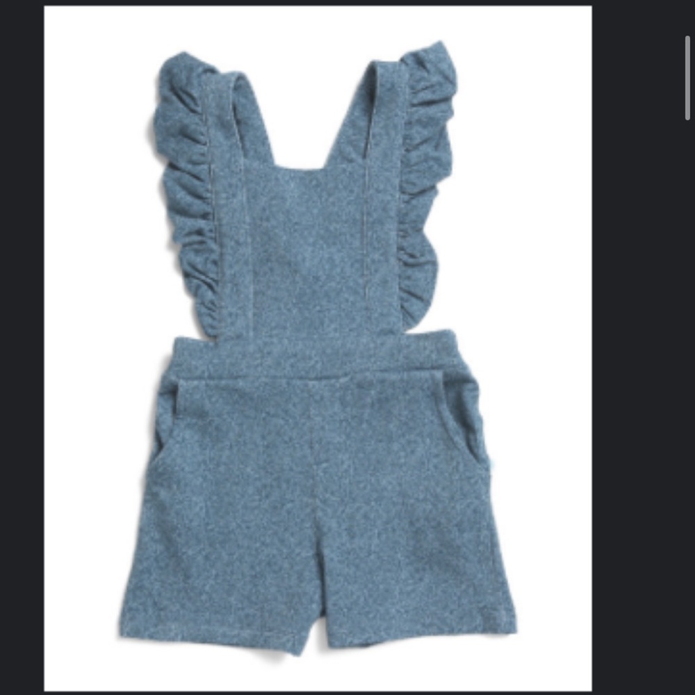 Posh peanut romper denim stretchy 2T